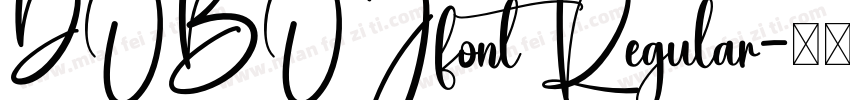 DOBO Jfont Regular字体转换